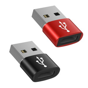 USB Type-C ϊA_v^ USB ^CvC iXj To USB 2.0iIXj ϊ [ QC3.0 }[dEf[^]] Windows 10 / Mac OS MacBook iPad Pro iPhone 13/12/11 Pro MaxȂǂɑΉ (2ZbgE bh+ubN