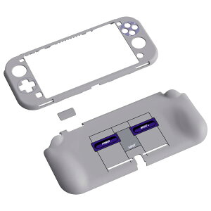 PlayVital ZealProtect Nintendo Switch Lite�ɑΉ��p�ی�V�F���ASwitch Lite�ɑΉ��p�l�ԍH�w�Ɋ�Â����f�U�C�������n�[�h�V�F���A�V�F�����O���X�t�B�������T�����C�J�o�[���{�^���L���b�v�͕t����
