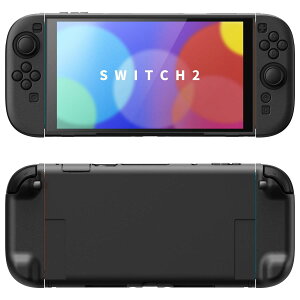 PlayVital Nintendo Switch 2�i20 25�j�Ή��n�[�h�J�o�[ �ی�P�[�X �t�����܂܃h�b�N�ɑΉ� �܂肽���ݎ��X�^���h���e�w�O���b�v�t��?�y�u���b�N�z