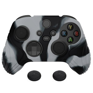 eXtremeRate PlayVital Samurai��Xbox Series X/S�R���g���[���[�ɑΉ��p�A���`�X���b�v�V���R�[���J�o�[�X�L���A�u���b�N�̐e�w�O���b�v�L���b�v�t���AXbox Core���C�� ���X�R���g���[���Ή��p�\�t�g��