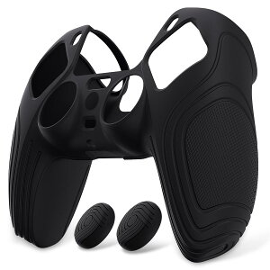eXtremeRate PlayVital PS5�R���g���[���[�ɓK�p����J�o�[�A����~�߃R���g���[���[�V���R���X�L���P�[�X�A�v���C�X�e�[�V����5�����R���g���[���[�p�̐l�ԍH�w�Ɋ�Â����\�t�g���o�[�ی�P