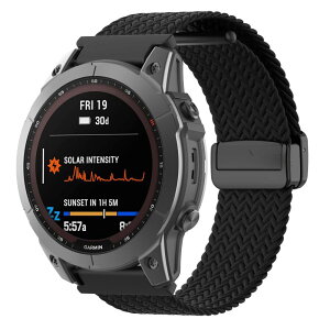 �K�[�~��255 �o���h GarminForerunner255/265/265 music/Venu3/2/Vivoactive4/HuaweiWatch 3/3Pro/GT4 46MM/GalaxyWatch3(45mm) �Ȃ� ���O��22mm�Ή� �e�̓i�C������ �X�|�[�c�o���h �}�O�l�b�g�o�b�N�� �N�C�b�N�����[�X ��