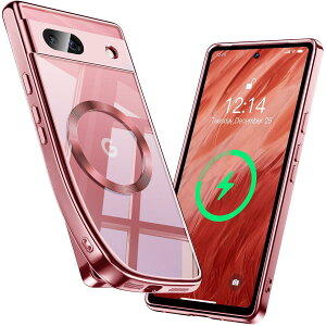 �y��������ECD�����O�EMagsafe�Ή��zNIANGUO Google Pixel 7a �p �P�[�X �N���A �X�g���b�v�z�[���t�� �t�B�b�g�� ���΂݂Ȃ� �J�����ی� �\�t�g ���C�� ���X�[�d�Ή� �}�O�l�b�g���� �ϏՌ� �ϋv�� 