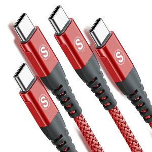 USB Type C �P�[�u���y2m/2�{�Z�b�g�z PD�Ή� 65W�}���[�d Sweguard USB-C to USB-C �P�[�u�� �^�C�vc �[�d iPhone 17/16/15 Pro Max,iPad Pro/Air/mini6,MacBook,Samsung Galaxy S25/S24/S23/S22/S21/S20,Sony,Xiaomi,Pixel��Type-c�@��Ή� (