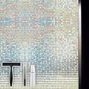 Qualsen ���K���X�ډB���t�B���� �ډB���V�[�g ���p�t�B�� �K���X�t�B���� �X�e���h�O���X �V�[�� �f�M ���O��UV�J�b�g �䕗�΍� ��U�h�~ ���ڒ��� ���œ\�郂�U�C�N �����Ȑ����` (44.3cm x 200c