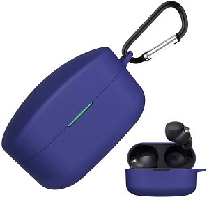 ANYOI �Ή� Sony wf-1000xm4 �P�[�X ���ɔ� �t��V���R���f�� LED�� �ϏՌ� �h�� �h�o �y�ʃf�U�C�� ���C�� ���X�[�d�Ή� ���h�~ �����h�~ �V���v���X���� �J���r�i�t��(�u���[)