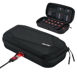PlayVital Nintendo Switch 2�Ή��V���R�����[�d�|�[�g�t���L�������O�P�[�X�A�g�ѕ֗��R���\�[���o�b�O�A10���Q�[���J�[�h���[�A�ϏՌ��n�[�h�V�F���A�X�C�b�`2�Ή����s�p�ی���[�P�[�X�y�u��
