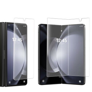 �y�A���`�O���A�zGalaxy Z Fold5 �t�B���� �w��F�؂̃T�| �[�g au SCG22 SC-55D galaxy z fold 5 �ی�t�B���� [�w��h�~][�C�A�h�~][��������] [�X���[�X�^�b�`][���t���ȒP] Galaxy ZFold5 ���Ȃ��\�t�g