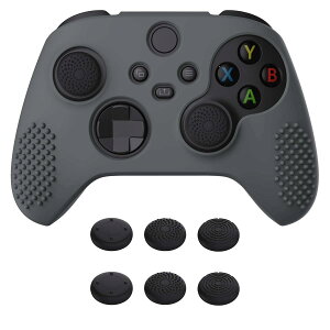 eXtremeRate PlayVital 3D Studded��Xbox Series X/S�R���g���[���[�ɑΉ��p�A���`�X���b�v�V���R�[���J�o�[�X�L���A�����e�w�O���b�v�L���b�v6�t���AXbox Core���C�� ���X�R���g���[���Ή��p�\�t�g���o