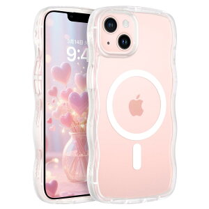 GUAGUA iphone13mini �P�[�X MagSafe�Ή� �E�F�[�u �\�t�g ������ ���˂��� �Ȃ݂Ȃ� ����~�� �l�C �؍�������� �}�O�l�b�g �w��h�~ �ϏՌ� ���C�� ���X�[�d ���킢�� ��phone13mini �J�o�[