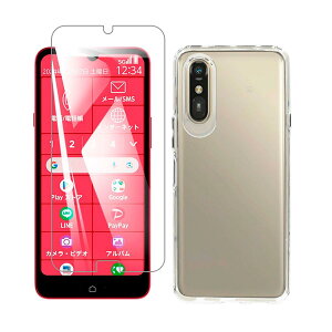 �y1���K���X�t�B����+�V���R�� �P�[�X�zFor FCNT �炭�炭�X�}�[�g�t�H�� a A401FC/Lite MR01 �p�̃t�B���� �t���ی�t�B���� �����K���X �����ߗ� �C�A�[�� �w��h�~ ��U�h�~ For �炭�炭�X�}�[�g