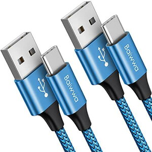 USB Type C P[uy1.5m 2{zUSB-A to USB-C }[d P[u Baiwwa QC3.0Ή ^CvC P[u f[^] R[h ^Cvc Galaxy Note 10 9 8 A21 A22 A32 A30 A41 A51 S10 S9 S8A Xperia XZ2 XZ3 XZ1ASense 3/4ALG