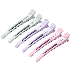 KISARG �_�b�J�[�� �����Y ���f�B�[�Y���p �w�A�s�� �w�A�N���b�v ���e�t �v���p �O�� ������ �N���b�v �u���b�L���O �Ղ����Ȃ� �傫�� 6�{�Z�b�g���� �󂢃s���N�A�p�[�v���ƃu���[