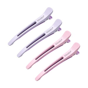 KISARG �_�b�J�[�� �����Y ���f�B�[�Y���p �w�A�s�� �w�A�N���b�v ���e�t �v���p �O�� ������ �N���b�v �u���b�L���O �Ղ����Ȃ� �傫�� 4�{�Z�b�g���� �󂢃s���N�ƃp�[�v��