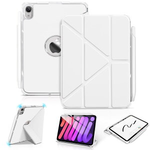 WONZIR iPad mini7 �P�[�X (A17 Pro ��7����) Y�܂肽���݃X�^���h iPad mini 6 �P�[�X ( ��6����) �c�u�����u�����R���� �l�p�K�[�h �y�����[�Ή� �������S���t�� 8.3�C���` �y�ʔ��^�݌v �S�ʏՌ��ی� ��