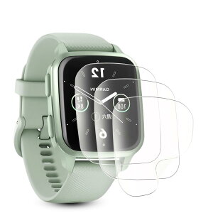 For GARMIN(�K�[�~��) Venu Sq 2/Venu Sq 2 Music �ی�t�B���� TPU�� GARMIN Venu Sq 2 �t���t�B���� �����x �w��h�~ ��U�h�~ ���^ �����ɋ��� Venu Sq 2 Music �p�t�B�����y3������z