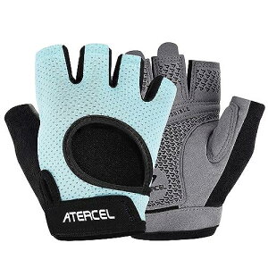 【ATERCEL 】筋トレ グローブ トレーニンググローブ メンズ レディース 筋トレ 手袋 ジム グローブ スポーツグローブ 滑り止め 通気性 人間工学設計 フィット感 軽量 (ブルー L)