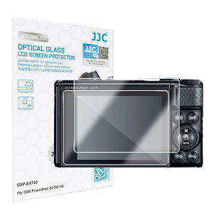 �y2���Z�b�gCanon PowerShot SX740 HS / SX730 HS ��p�ی�t�B�����zJJC �t���ی�t�B���� ���� �����K���X ���d�x9H ��ʕی� ���ߗ�95���ȏ� ���� ���� ���w�� �����Y�N���X�t��