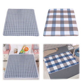 防水シーツ 介護用防水シーツ 2枚 約80x120CM おねしょシーツ 大人用 部分用 半身用 防水 吸水タイプ 防水シーツ シングル 通気 速乾 持ち運び 便利 旅行 置くだけ 生理 子供 洗える おねしょシーツ お昼寝 さらさら 通気 おねしょシーツ シングル チェック 模様 （小さな白