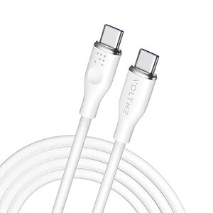 USB Type C P[u VOLTME 100W PDΉ }[d ϋv usb P[u VRfލ̗p ܂Ȃ fh~ Macbook Pro/Air iPad m[gp\R Galaxy Google Pixel Android(AhCh) eΉ USB-C & USB-C