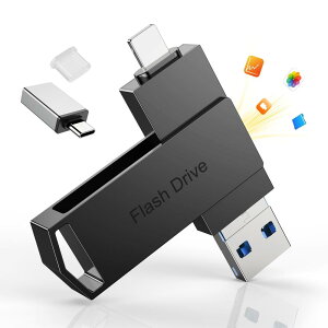 4in1 USB 256GB yAvsvEAof[^ۑz iPhone USB ʐ^ۑ e Ot USB  f[^obNAbv tbV iOS/Type-C/USB/Micro USB OtXg