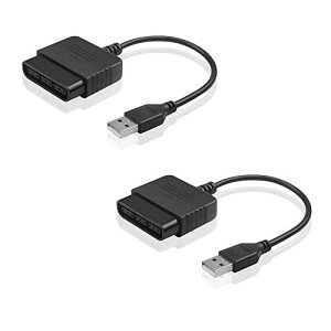 YFFSFDC PS2 to PS3/PC�R���g���[���[�A�_�v�^�[ �ėpPS2�R���g���[���[����USB�A�_�v�^�[�ւ̃R���o�[�^�[ PS2 PS3�v���C�X�e�[�V����2 3 �p 2�_�Z�b�g