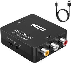 RCA to HDMI ϊRo[^[ AV to HDMI ϊ USBP[uthdmiT|[g鋌erlbg[NZbggbv{bNX Xbox PS4 J[irȂǑΉ