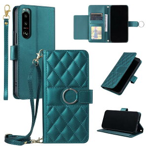 Vokpok Sony Xperia 5 III �P�[�X �蒠�^ �G�N�X�y���A 5 III ���z�^ �P�[�X ����PU���U�[ ������� Xperia 5 III SO-53B/SOG05�P�[�X �蒠�^ ���̓}���`�J�[�h���[ ���x���g�A�΂ߌ��x���g���p �G�N�X�y��