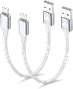 Aioneus CgjOP[u Z 30cm 2{Zbg iPhone [d P[u 0.3m LightningP[u ACz[dR[h iC҂ ACtH[dP[u iPhone 14 13 12 11 XS XR Pro Max 8 7 plus SE