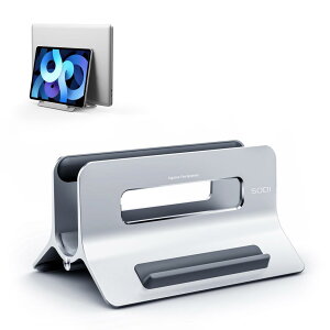 SODI m[gp\RX^h cu MacBookΉX^h ߕsv PCX^h d̓bN bvgbvX^h 萫 p ȃXy[X I ӏ Vertical Laptop Stand A