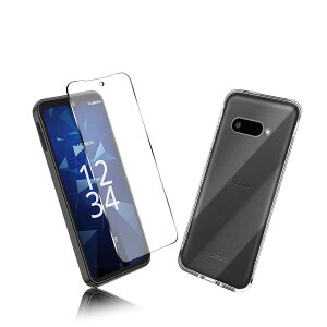 �y2���Z�b�g�z1�� FOR DIGNO BX3 �p�̃K���X�t�B���� + 1�� FOR DIGNO BX3 �p�̕ی�J�o�[�����ی� TPU �\�t�g �V���R���P�[�X �����K���X / �d�x9H / ������/�ی�t�B���� PCduoduo