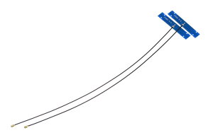 \5dBi 2.4GHz/5GHz 802.11a/b/g/n/acΉ L ANJ[h WIFI/Wimax/Blue toothW[pAei 2{Zbg (U.FL Cable=240mm)