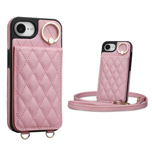 Shlybaay iPhone 16e �Ή� �P�[�X �蒠�^ �w�� �J�[�h�P�[�X �V�����_�[ �X�g���b�v ��Phone 16e �p �w�ʃP�[�X �J�[�h���[ �L���e�B���O �A�C�t�H�� �����ӂ��� 16e �p �J�o�[ �X�^���h�@�\ ���|�� ��