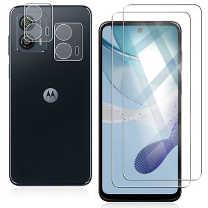 �y2�������Y�ی�t�B����+2���K���X�t�B�����z�Ή� Motorola Moto G53J 5G / Moto G53Y 5G �p�̃K���X�t�B���� 2�� + 2�� �Ή� Motorola MOTO G53J 5G �p�̃J���� �����K���X FOR Motorola MOTO G53Y 5G �p�̃K���X�t�B