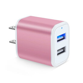 Hootek ACアダプター USB充電器 2ポート USB コンセント 2.1A急速充電/薄型/LEDライト付き/PSE認証 USB電源アダプタ アイフォン 充電器 アンドロイド 充電器 スマホ充電器 携帯充電器 iPhone11/11Pro/11Pro Max/X/Xs/Xr/8/8plus/iPad、Galaxy、HuaWei、などiphone&Android各