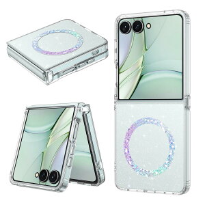 DOMAVER Samsung Galaxy Z Flip7 �P�[�X MagSafe�Ή� �X�g���b�v�z�[���t�� ���^ �y�� �T���X���M�����N�V�[Z�t���b�v7 �����t���[�N���� �J�o�[ ���� ���� �L���L�� �I�V���� �����p �n�[�hPC �\�t�gTPU 