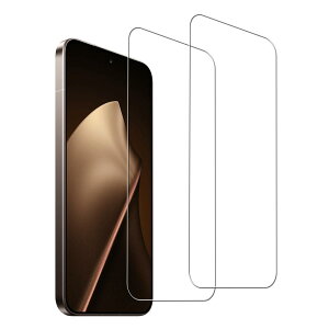 KPNS �Ή� Xiaomi 15T/15T Pro �p �K���X�t�B���� (2��) ���{���Ɏq�f�ލ̗p �S�� �ی� �����K���X �t�B���� �ی� �����Y�J�o�[