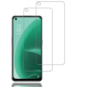 KPNS �K���X�t�B���� OPPO A55s/OPPO Reno 5A �p (2��)�K���X�t�B���� ���{���Ɏq�f�ލ̗p �S�� �ی�t�B���� �����K���X �t�B����