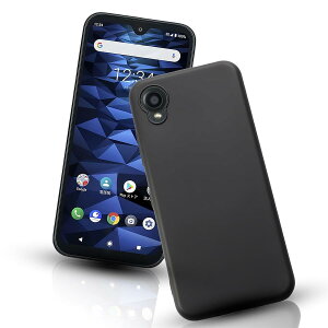 For KYOCERA DIGNO BX2 / A101KC �p�̃P�[�X �� TPU ���^ �J�o�[�y�w��h�~/�Ռ��z��/�C�菝�h�~/�ѕ֗� �z�ɓK������ DIGNO BX2 �u���b�N �X�}�z�P�[�X �Ή� �y�X�g���b�v�z�[���t���z