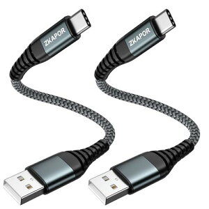 ZKAPOR USB Type C P[uZy30CM/2{Zbgz 3A }[d P[u^CvC P[u iC҂ USB-A to USB-C P[u Galaxy S22 /S21 /S20 /S10+ /S10 /S9+, Huawei P40 /P30 /P20 /P10, Google Pixel, Sony Xperia XZ /L