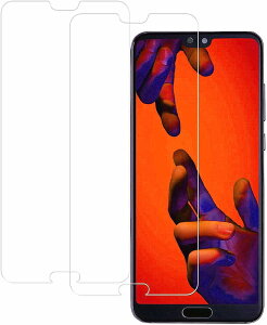 �y2���Z�b�g�zHuawei P20 �K���X�t�B���� �����K���X�t�B���� �t�B���� ���{�f�ސ� �t���ی�t�B���� ��ʕی� �K���X�J�o�[ �ɔ�0.33mm �����ߗ� �ώw�� ������ 2.5D ���E���h�G�b�W���H �d�x9H/