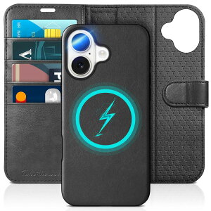 TUCCH iPhone 16 Ή P[X 蒠^ 2 in 1  ACtH[16蒠^ P[X O\ [RFIDubLO] J[h|Pbgt uX^h@\ Ռz Sʕی PU ӂ16J