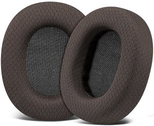 SOULWIT �C���[�p�b�h ���b�V���t�@�u���b�N SONY MDR-CD900ST / MDR-7506 / MDR-V6 / MDR-V7 �w�b�h�z�� �p ���� �C���[�N�b�V���� �����x�t�H�[�� �C���[�J�b�v - �R�[�q�[