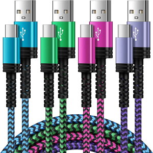 USB Type C P[u }[d y0.9M*4{/ QC3.0Ήz ^Cvc [dP[u iPhone 15[dP[u type cR[h Xperia XZ/XZ2AGalaxy S20 S10+ S9AHuawei P30 P20 P10ALG ̑Android USB-C@Ή