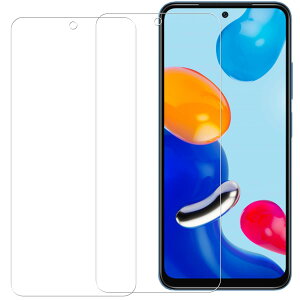 KPNS �y2������z�Ή� Xiaomi Redmi Note 11 �p�� �K���X�t�B���� (2��) ���Y�Ɏq�f�ސ� �ɓK������ Note 11 �����K���X �ی� �t�B����
