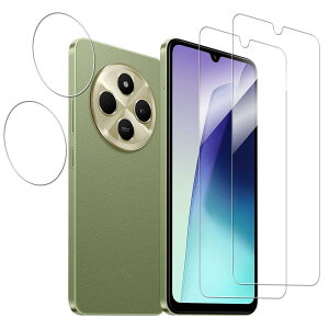 �y2+2������zKPNS ���Y�Ɏq�f�ސ� �Ή� Redmi 14C �K���X�t�B���� (2��) + �J�����t�B���� (2��) �S�ʕی� �����K���X �ی� �t�B����