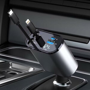 COCIVIVRE VK[\Pbg [d USB-C  4in1 [d VK[\Pbg type-c  J[`[W[ Type-C/Lightning P[u 20W PD }[d ԍڏ[d Compatible with iPhone15/14/13/12/Galaxy/Xperiȃ