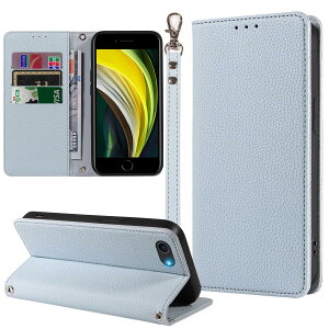 MINIKA iPhone SE3 iPhone SE2 �p �P�[�X �蒠�^ �X�g���b�v�t�� �������U�[ iPhone SE �P�[�X ��3���� ��2���� iPhone8/7 �p �g�уP�[�X �ϏՌ� ������� �X�}�z�P�[�X �J�[�h���[ ���u���X�^���h�@�\ ����