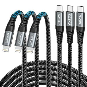 USB-C CgjOP[u 1M 3{Zbg }[d USB-C LightningP[u ϋv iC҂ iPhone 14/13/12/11/Mini/Pro/Pro Max/SE 2020/XS Max/XS/XR/X/8/8 Plus eΉ