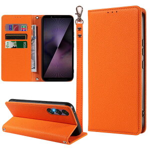 MINIKA Xperia 1 VII �p �P�[�X �蒠�^ �X�g���b�v�t�� �������U�[ �G�N�X�y���A1 VII �P�[�X �蒠�^ SO-51F XQ-FS44 �X�}�z�P�[�X �ϏՌ� ������� �J�[�h���[ ���u���X�^���h�@�\ �����}�O�l�b�g �J��